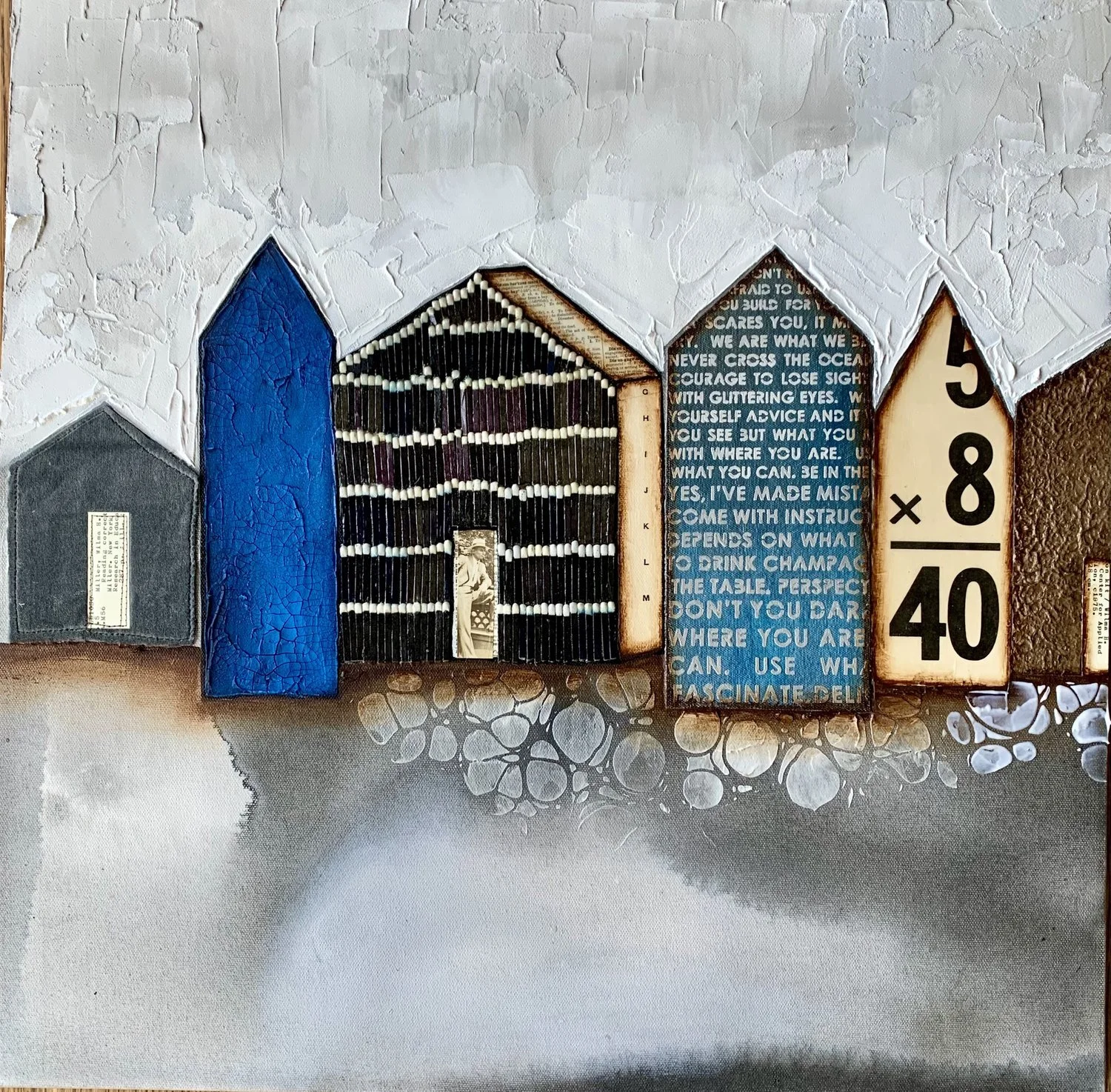 skygrayページです୨୧ Math Problems | Acrylic Mixed Media on Canvas | 24